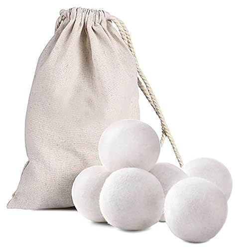 Pure New Zealand Wool Dryer Ball, Healthy Non-Toxic Felt Dry Ball, Reusable Fabric Softener, One Pack Of Eight