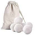 Pure New Zealand Wool Dryer Ball, Healthy Non-Toxic Felt Dry Ball, Reusable Fabric Softener, One Pack Of Six