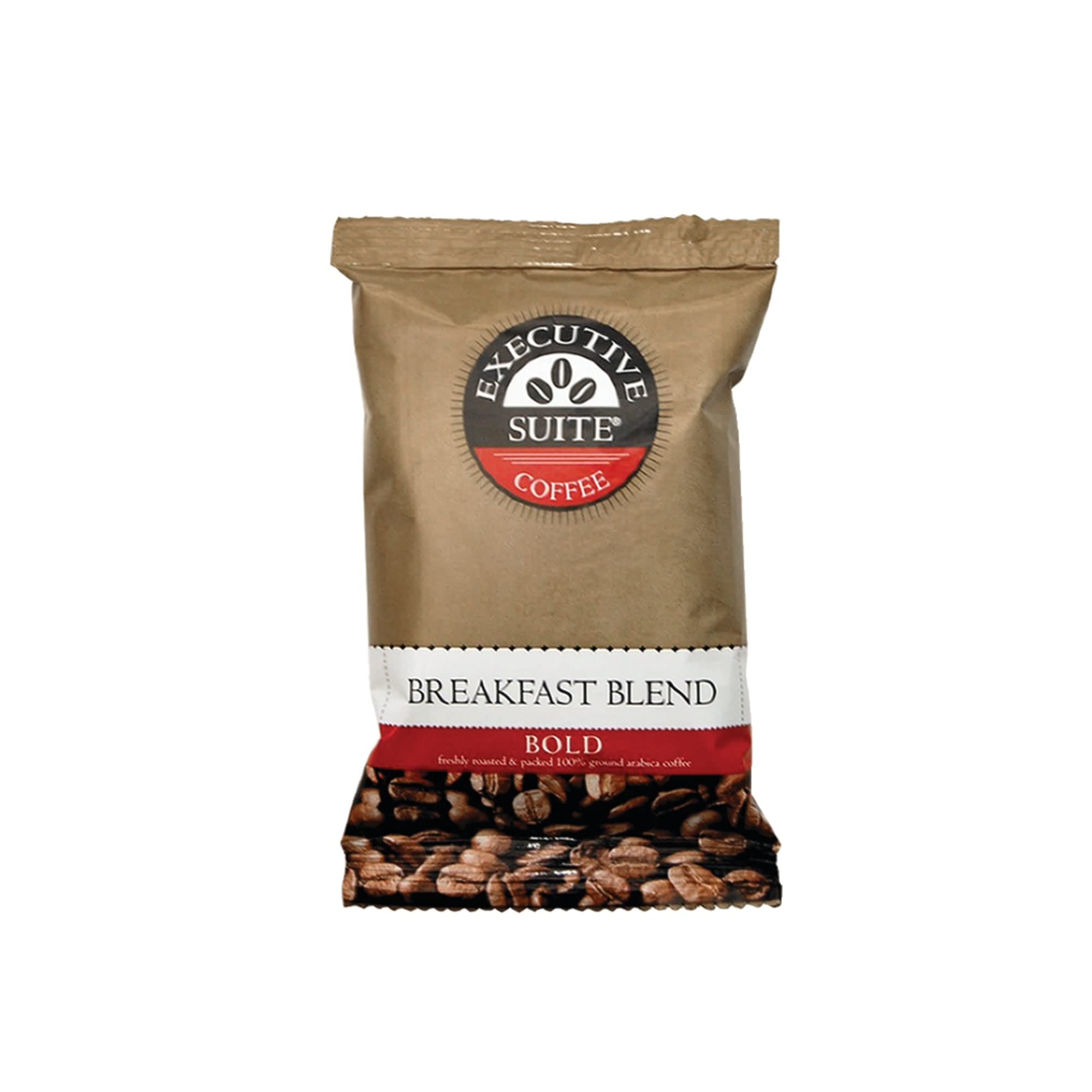 Executive Suite® Breakfast Blend Bold Coffee Packets, 1.5 Oz, Box Of 42