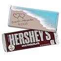Personalized Wedding Beach Themed Favors Chocolate Bars (12 Pack) - Candy Included - Free Cold Packaging