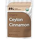 Micro Ingredients Organic Ceylon Cinnamon Powder, 8 oz | Sri Lanka Source | True Cinnamon for Spice & Seasoning | Great for Baking, Cooking, & Drinks