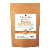 The Republic of Tea - Organic Dandelion SuperHerb Tea Refill Bag, 250 Herbal Tea Bags, Naturally Caffeine-Free