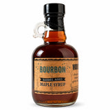 WOOD'S Vermont Bourbon Barrel Aged Maple Syrup - Premium Maple Syrup with Rich Flavor & Subtle Bourbon Notes - Ideal for Pancakes, Desserts