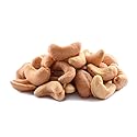 Cashews Roasted Unsalted 320 in Bulk, 10lb Case - Bulk Roasted Cashews, Whole Unsalted Cashews