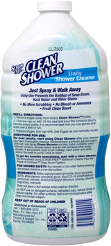 2 Set / Clean+Shower++No+Scent+Basin+Tub+and+Tile+Cleaner++60+oz.+Liquid
