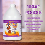 Mister Max Anti Icky Poo Unscented Enzyme Cleaner - Pet Urine, Dog & Cat Urine Odor Remover, 4-Gallons