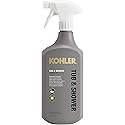 KOHLER K-EC23732-NA Tub and Shower Cleaner, Bathroom Cleaner, Restores Acrylic, Tile, Enameled cast iron, Lithocast, Residue Free, 28 FL Oz