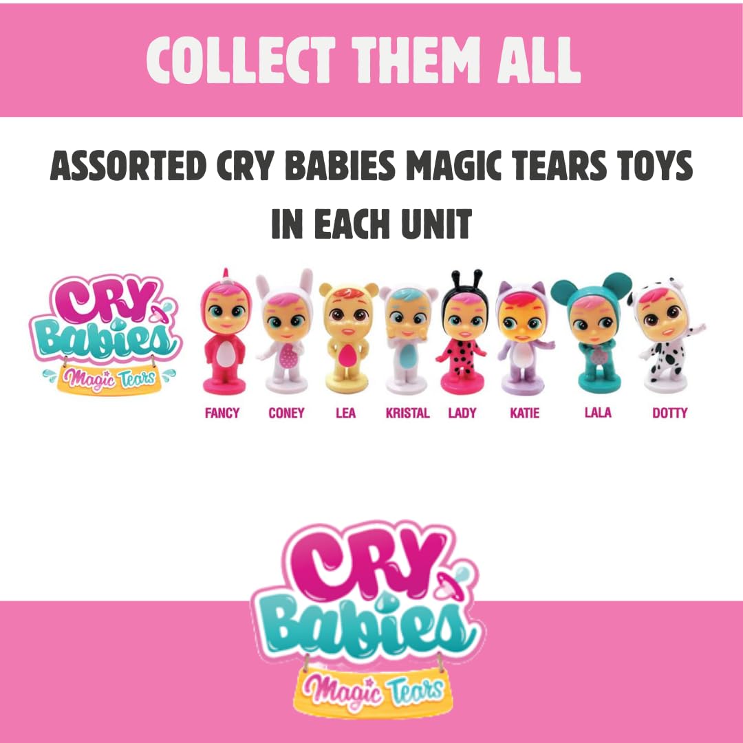 Cry Babies Magic Tears Candy Snack - Spoonable Vanilla Creme Dipping Treat with Surprise Collectible Toy Character for Kids, 1 Pack