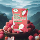 GT Gummy Lychee Peelable Candy, 3.7 oz, Non GMO, Gluten Free