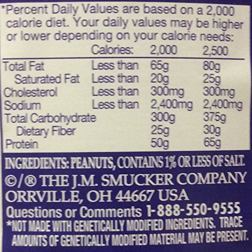 Adams 100% Natural CRUNCHY PEANUT BUTTER 80oz (Single)