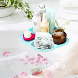 Pretty Handy Kitchen Sink Organizer, Sponge Holder, Soap & Scrubber Caddy (Blue)