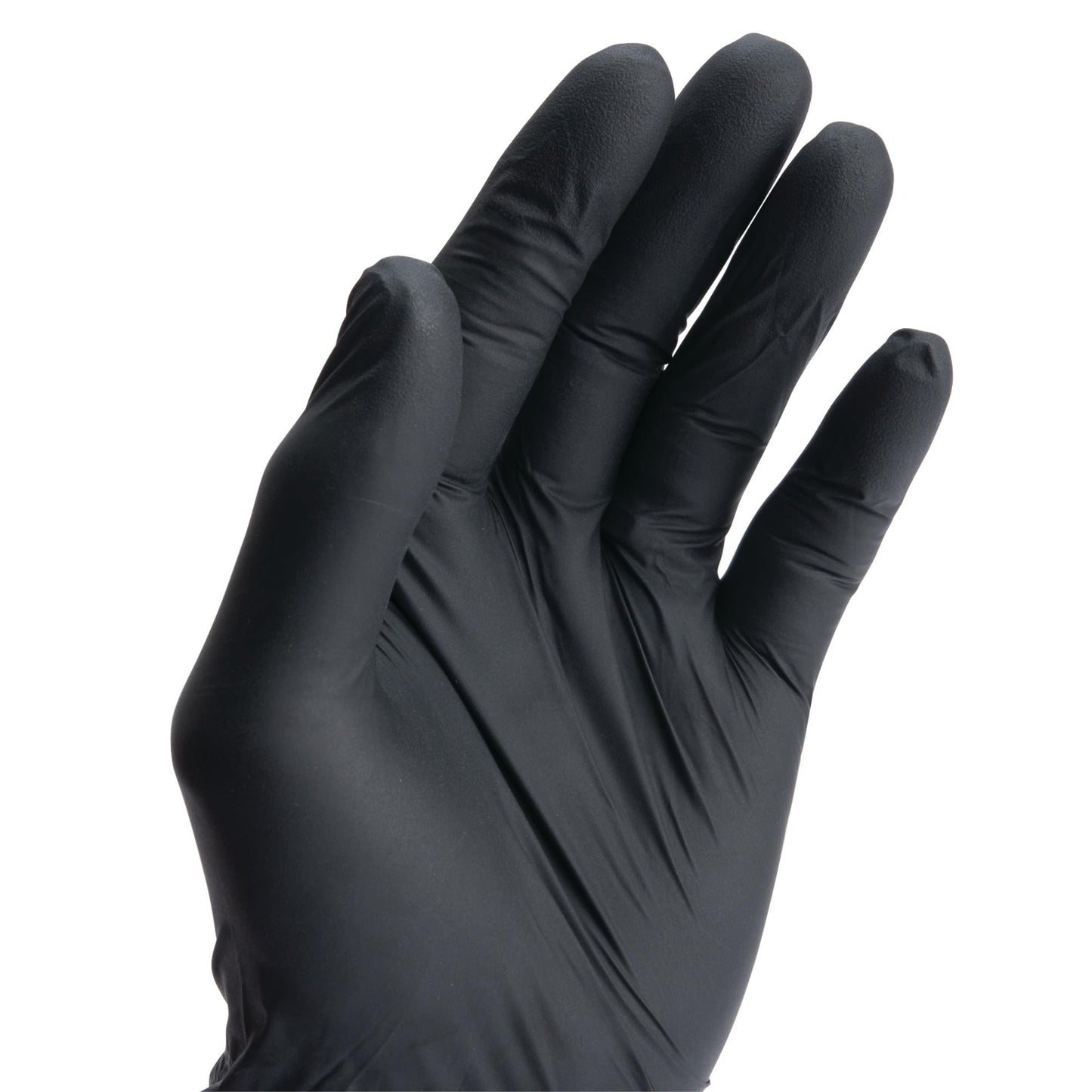 Performance Tool W89013 Black Nitrile Gloves | Disposable, Powder Free, latex rubber free, Textured Fingertips for Better Grip , X-Large | 100pc