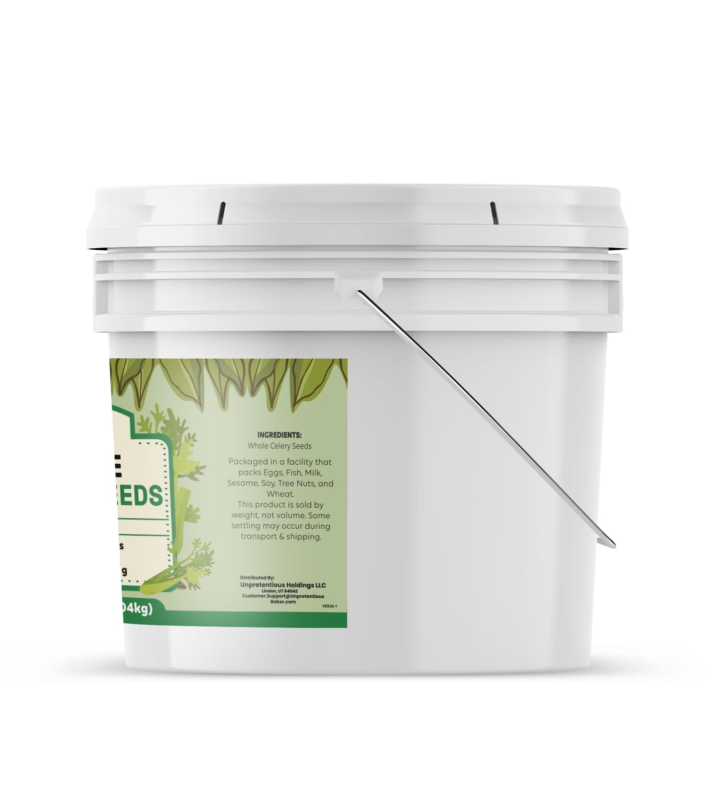 Unpretentious Whole Celery Seeds, 1 Gallon Bucket, Sauces & Dry Rubs, Brine Seasoning, Aromatic