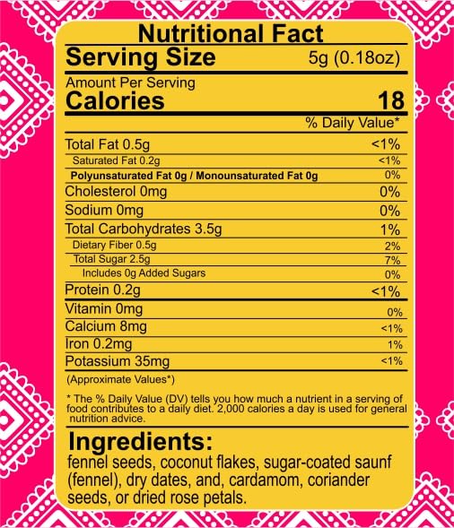 AWZLWN Natural Kashmiri Mukhwas 8.81 OZ (250 GM) | Set oF 1 | AWZLWN