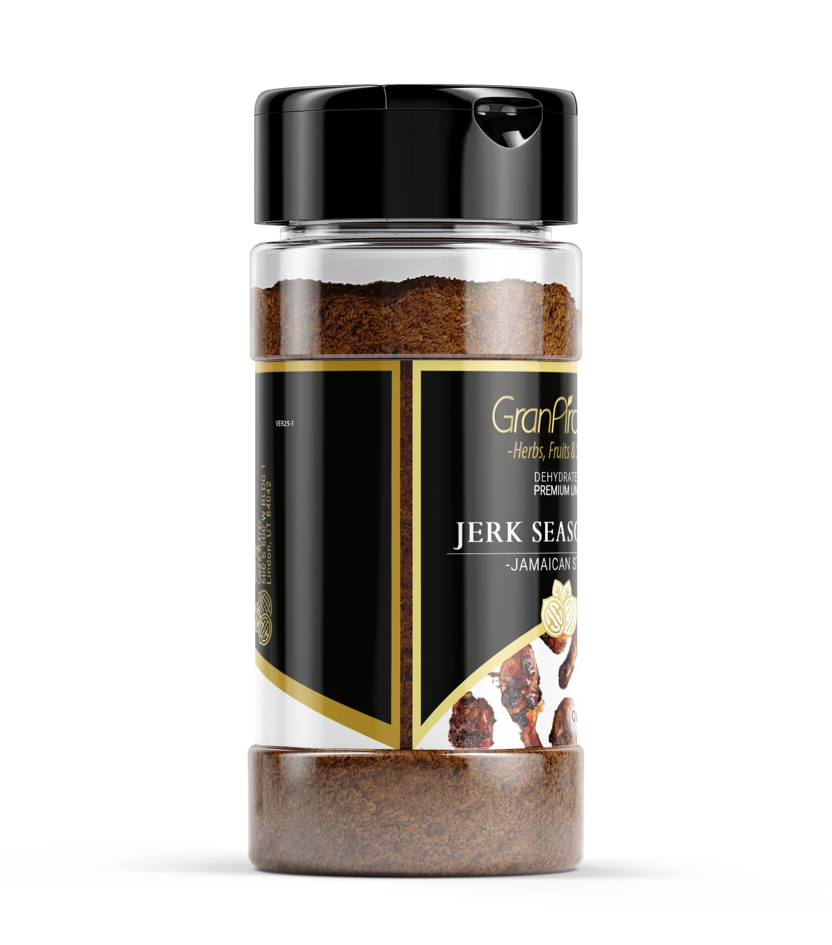 GranAroma Jamaican Jerk Seasoning, Spicy Marinade, Flavorful Dry Rub, Chicken and Pork (4.5 Ounce)