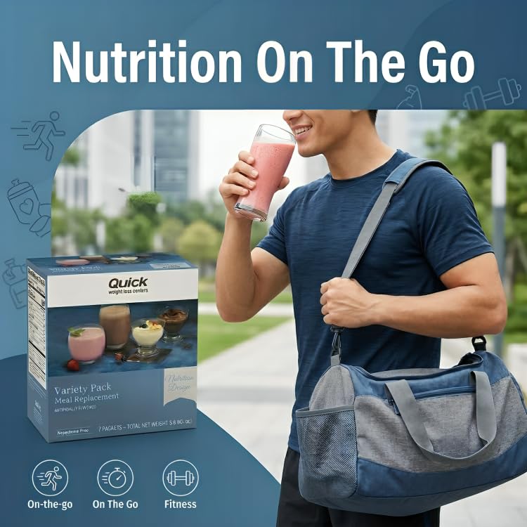 Protein Shake Variety Pack (7ct) - High Protein Meal Replacement Powder for Gym & Muscle Support, Low Calorie Instant Shakes & Puddings, Fast Weight
