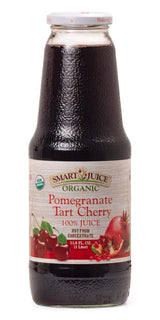 Smart Juice Organic Pomegranate Tart Cherry Juice - 33.8 fl oz (1L) - (Pack of 6)