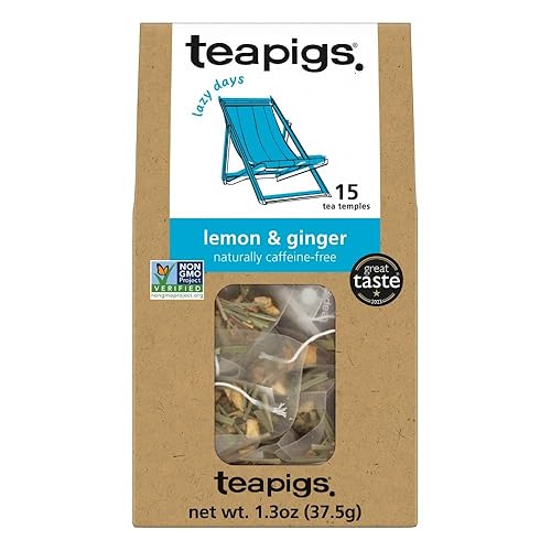 Teapigs, Tea Lemon And Ginger, 15 Count