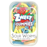 Zweet Gummy Sour Worms - 10 oz. Tub
