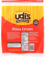 Udis Gluten Free Pizza 9’’ Crusts 5pack