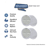 Replacement For Bissell Spinwave Mop Pad Kit Replacement Pads fits 2124