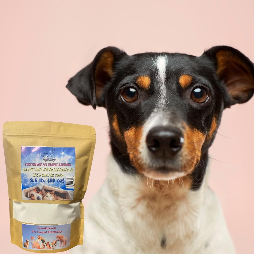Eleganceinlife ScentHaven Pet Carpet Harmony - Carpet and Room Deodorizer with Baking Soda, 3.5 lb. (56 oz) - Neutralize Pet Odors and Refresh Your