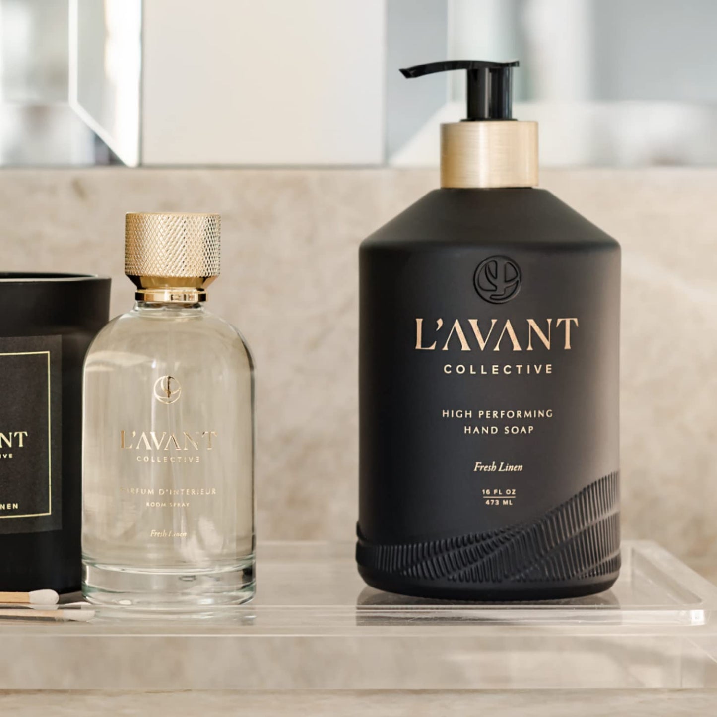 L'AVANT Collective Luxury Room Spray | Fresh Linen | Non-Toxic Linen Spray & Air Freshener with Essential Oils | Room Freshener, Home Fragrance & Odor