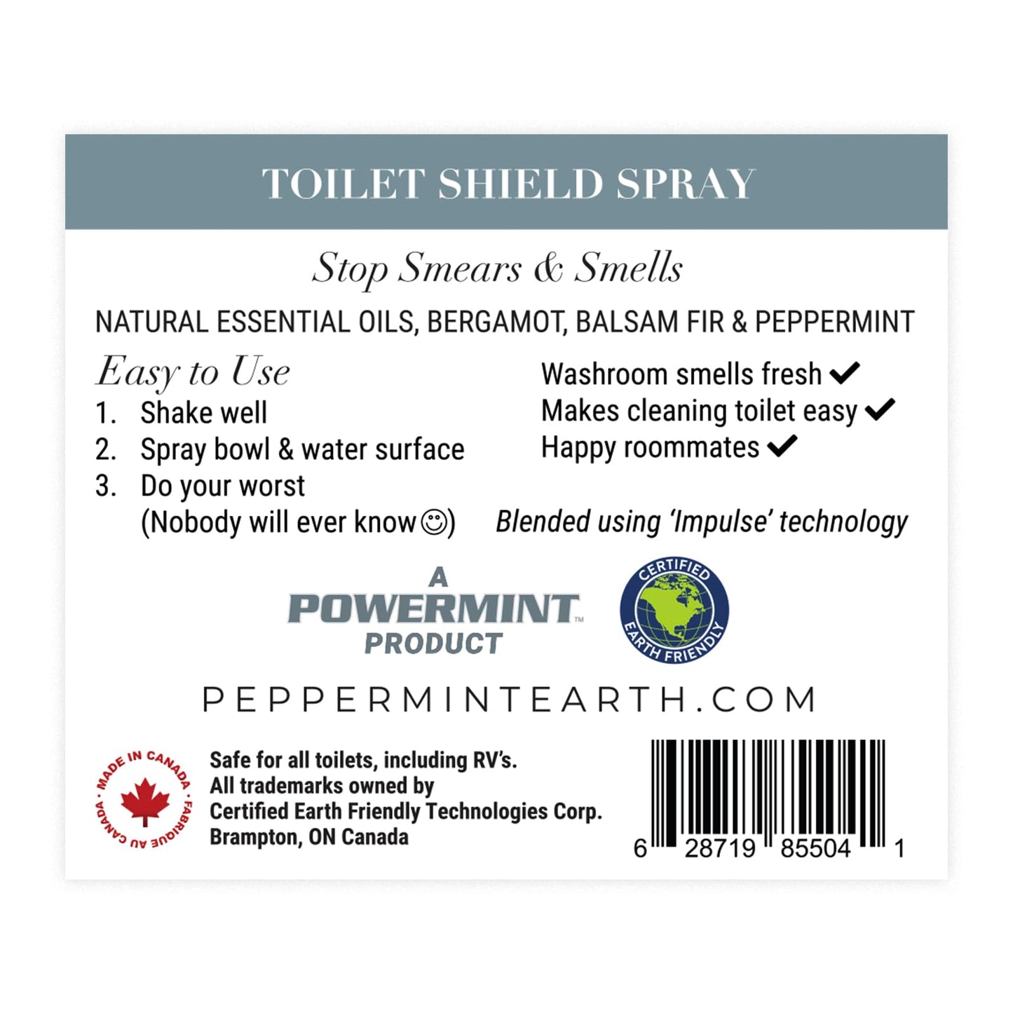 Toilet Spray - Calm Before the Storm 4 Fl Oz