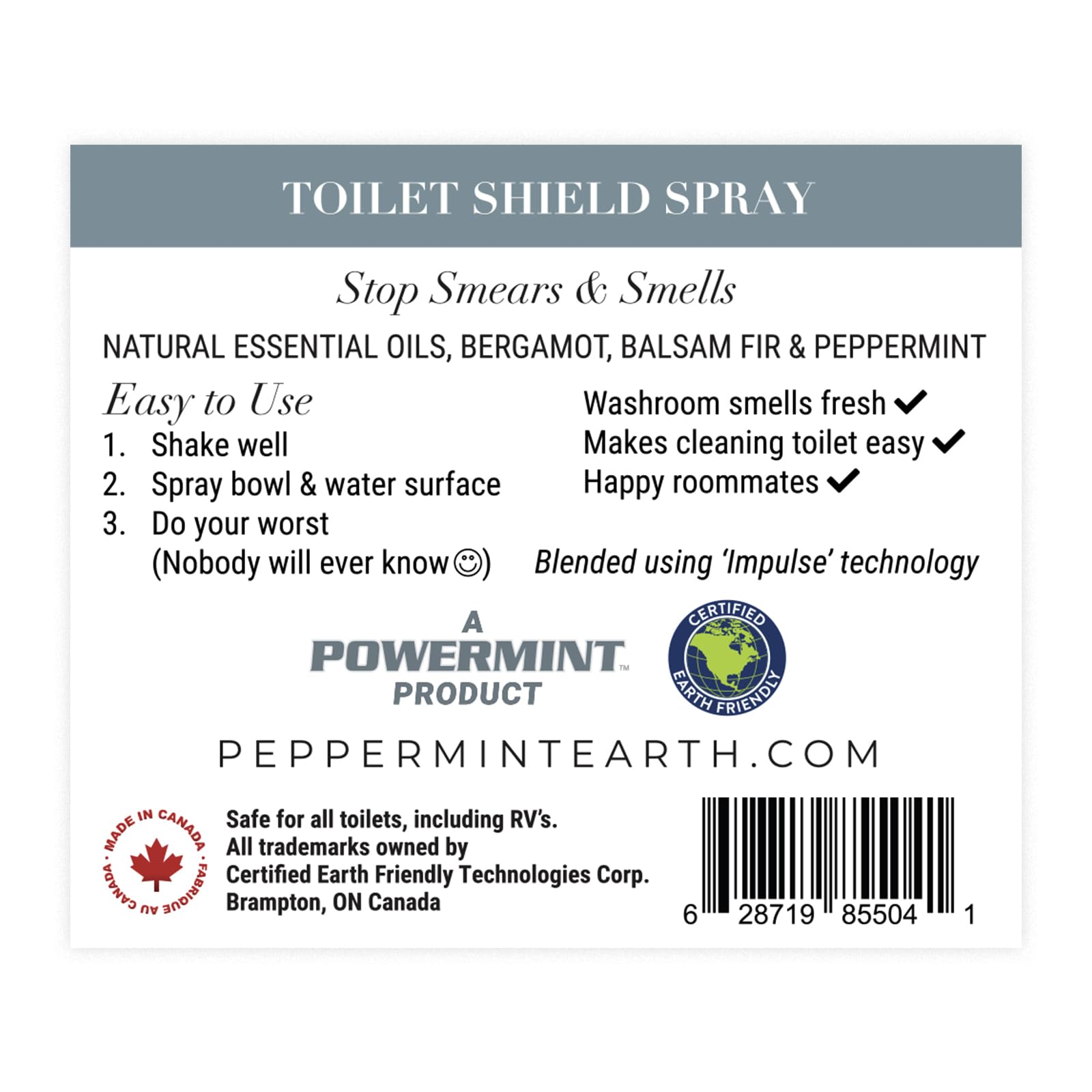 Toilet Spray - Calm Before the Storm 4 Fl Oz