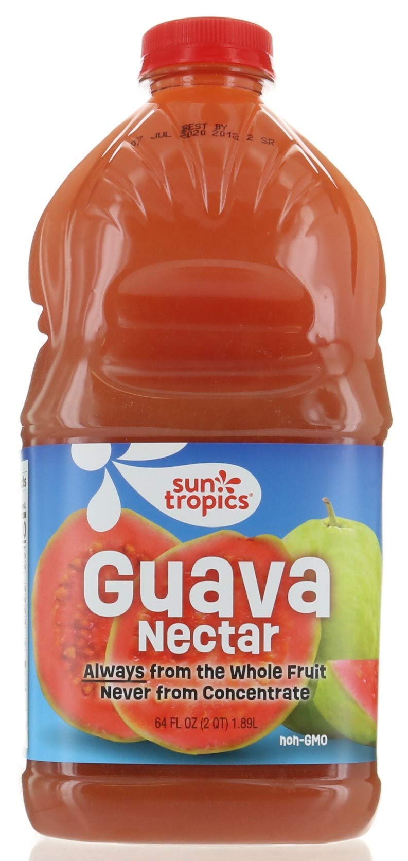 Grown Right Organic Guava Nectar Juice, 64 Fluid Ounce (Pack of 2)