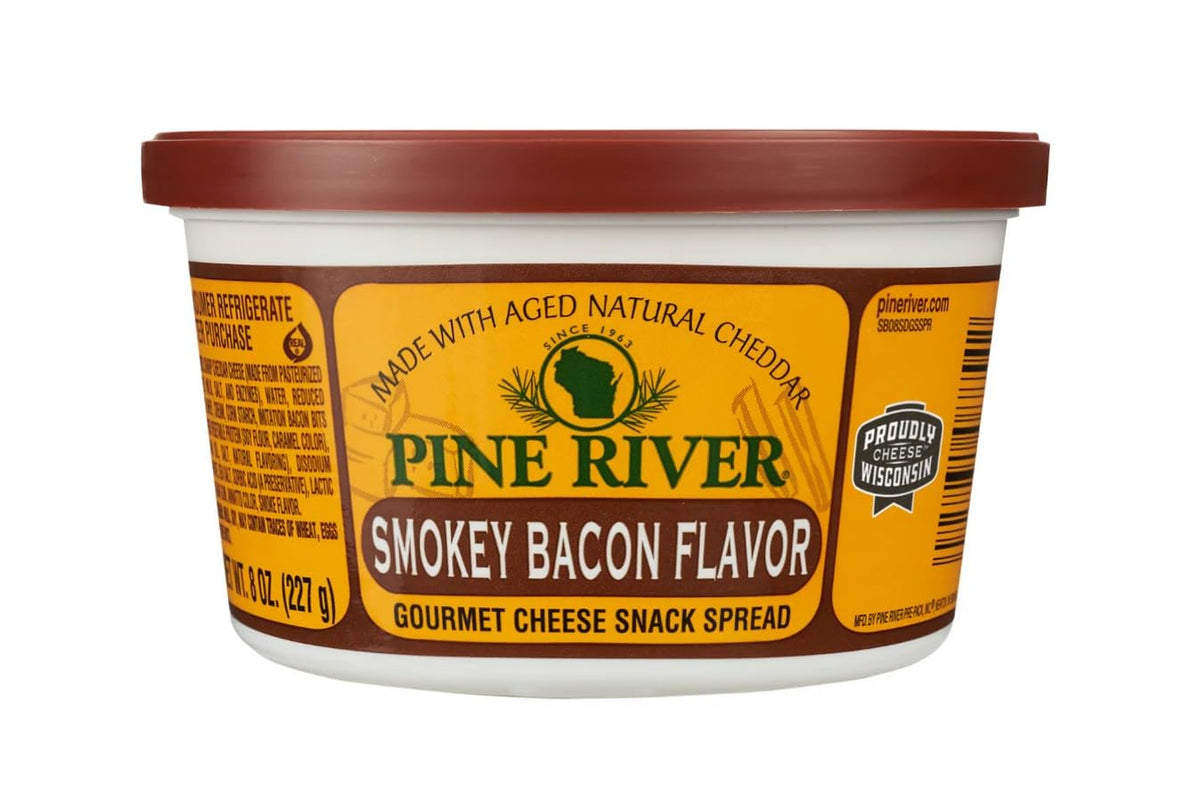 Wisconsin Cheese Spread, 8oz Shelf Stable (Smokey Bacon)