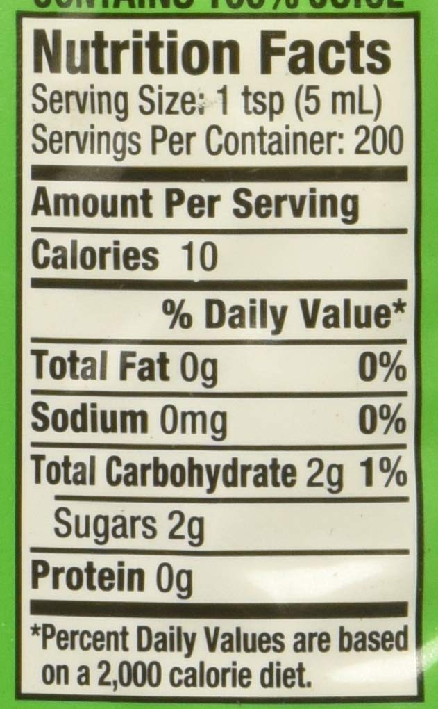 Rose's Lime Juice - Sweetened, 1 Liter (33.8 Fluid Ounces) Plastic Bottle (Pack of 2)