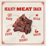 Made by True Beef Sliced Bites Ultimate Variety (2 Ounce, Pack of 5) - All Natural, Zero-Sugar True Jerky Biltong - High Protein, Keto, Paleo & Whole