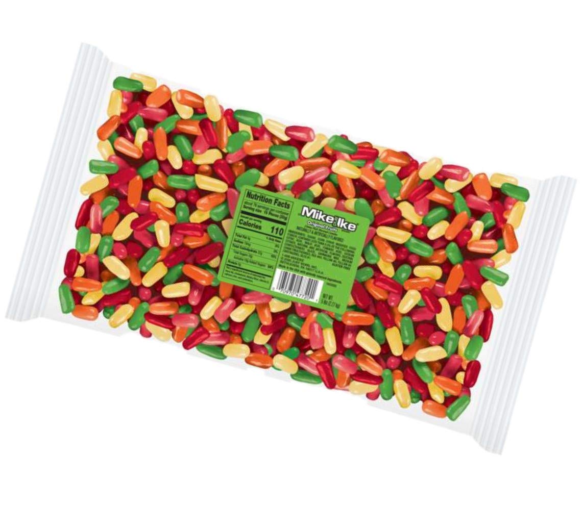 MIKE AND IKE Original Fruits Bulk Official 5 lb.Bag