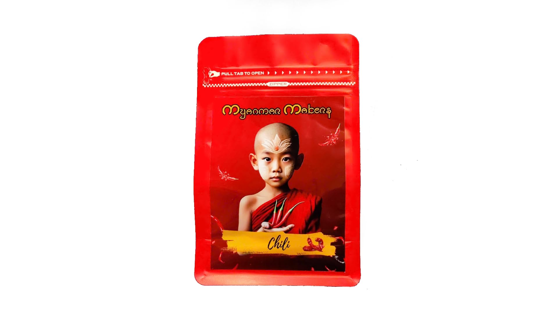 MyanmarMakers Organic 100% Natural Dried Chili & Red Chili Crushed - Burmese Dried Chili (150g, Dried Chili Peppers)