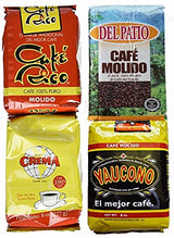 Puerto Rican Variety Pack Ground Coffee - 4 Local Favorites in 8 Ounce Bags V.3 (2 Pound Total) Includes 2 Envelopes Of Sason Accent