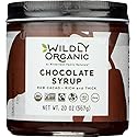 WILDERNESS PRODUCTS, Syrup, Chocolate, Pack of 6, Size 20 OZ, (Gluten Free GMO Free Kosher Vegan Wheat Free Yeast Free 95%+ Organic)