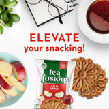 Reko Tea Fusions Waffle Cookies, Chai Apple - Individually Wrapped Single Serve Snack Packs - Thin Italian Pizzelles with No Artificial Flavors or