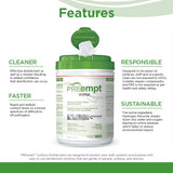 PreEmpt Wipes, 160 Count, Hospital Grade One-Step Surface Cleaner, and Disinfectant