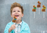 Fruidles Easter Bunny Lollipops Suckers, Colorful Eggs, Fat-Free - Individually Wrapped Pops (Pack of 576)
