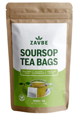 100 Soursop Tea Bags - 100% Pure Soursop Graviola Leaf Tea | Hojas de Guanabana | Wildcrafted | Caffeine-Free, Sugar-Free, Non-GMO, Vegan |