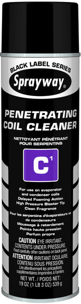 Sprayway SW287 Aerosol C1 Penetrating Coil Cleaner, 19 oz