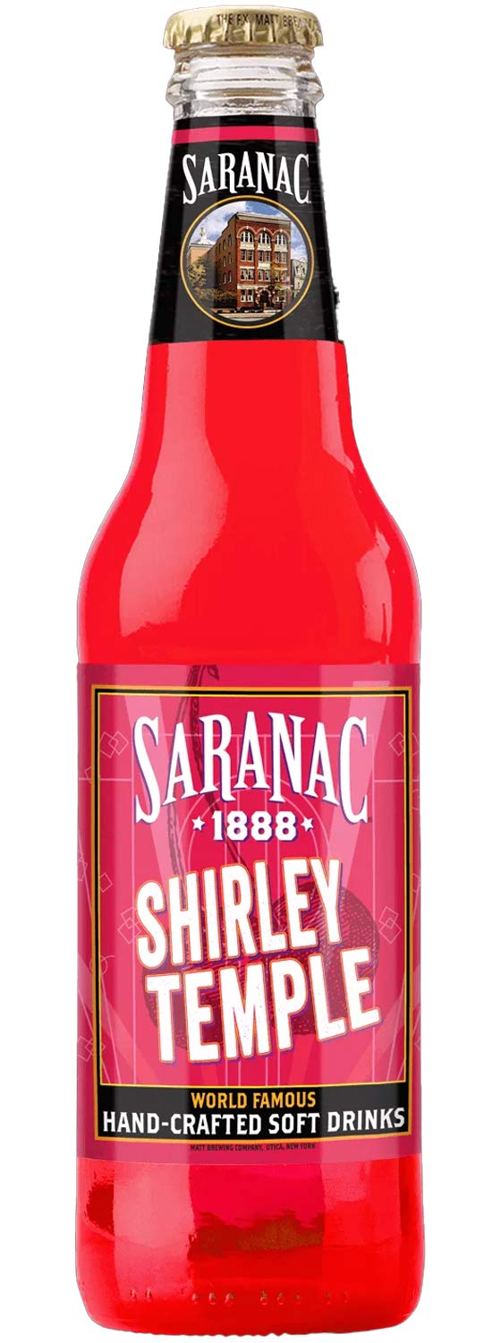 Saranac - Shirley Temple - World Famous Hand-crafted Soft Drinks - 12 oz (6 Glass Bottles)