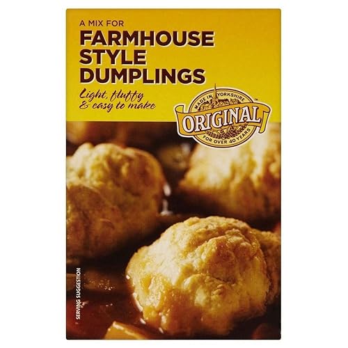 Goldenfry Original Mix for Farmhouse Style Light & Fluffy Dumplings (142g) - Pack of 2