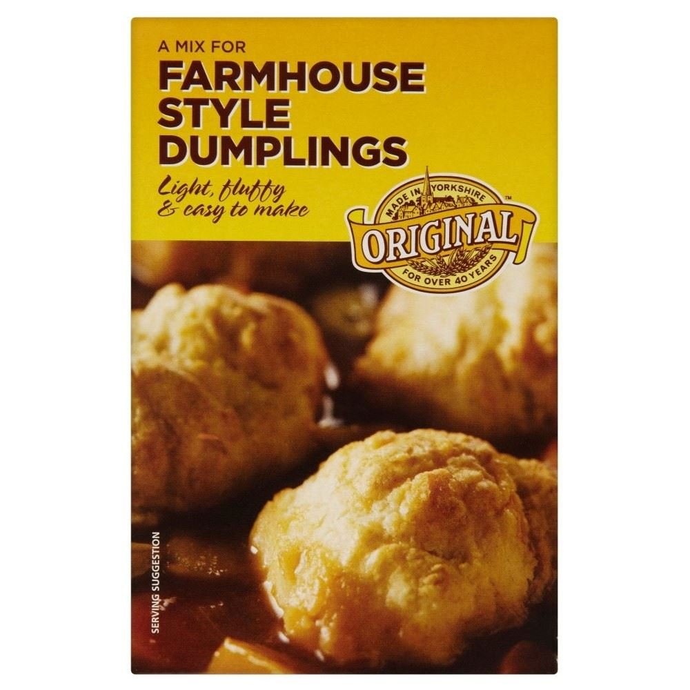 Goldenfry Original Mix for Farmhouse Style Light & Fluffy Dumplings (142g) - Pack of 2