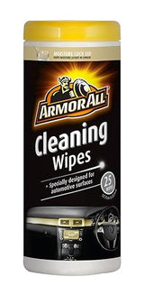 Armor All Car Interior Cleaner Wipes, Interior Cleaning Wipes for Cars, Trucks, Motorcycles, 25 Each, 6 Pack