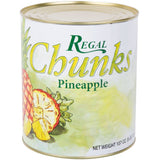 #10 Can Pineapple Chunks in Natural Juice - 6/Case By TableTop King