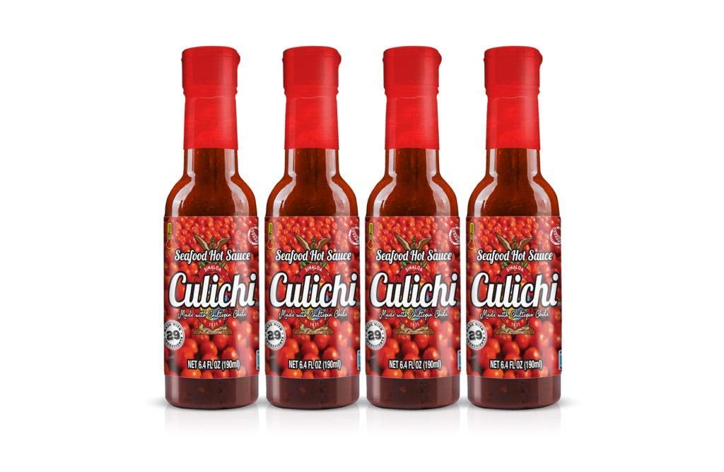 Salsa Culichi Chiltepin/ Chiltepin Hot Sauce Quantity of 4 bottles 6.4oz