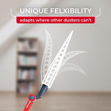 O-Cedar Flex & Catch Heavy Duty Dusting Kit with 3 Disposable Duster Refills | New & Improved Model | Extendable 3 Ft Handle with Stay-On Duster Hook