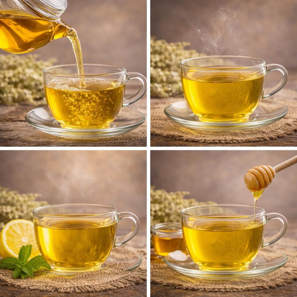 Rudca Food Greek Mountain Tea - Premium Sideritis Raeseri Herbal Tea, 100% Natural, No Preservatives or Artificial Ingredients, Loose Leaf, 2 oz